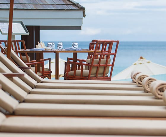 POOL SIDE DINING TABLE
